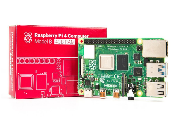 Raspberry Pi 4 Model B 4GB Single Board Computer - Prototype DIY