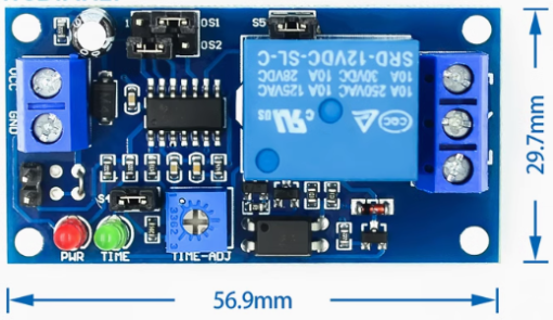 12V normally Open Trigger Delay Relay Delay Circuit Module